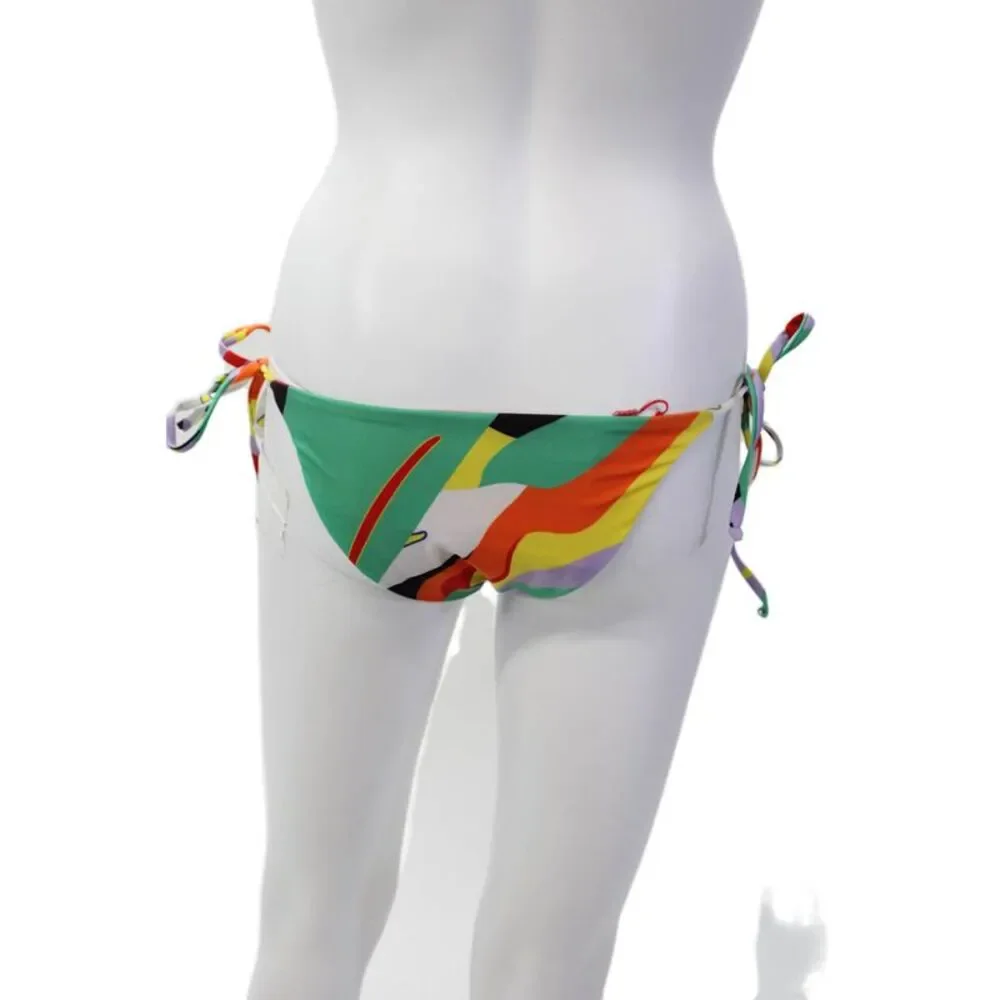 Mara Hoffman Swim Womens Swimwear Tied Cheeky Bottom Multicolor Size XS